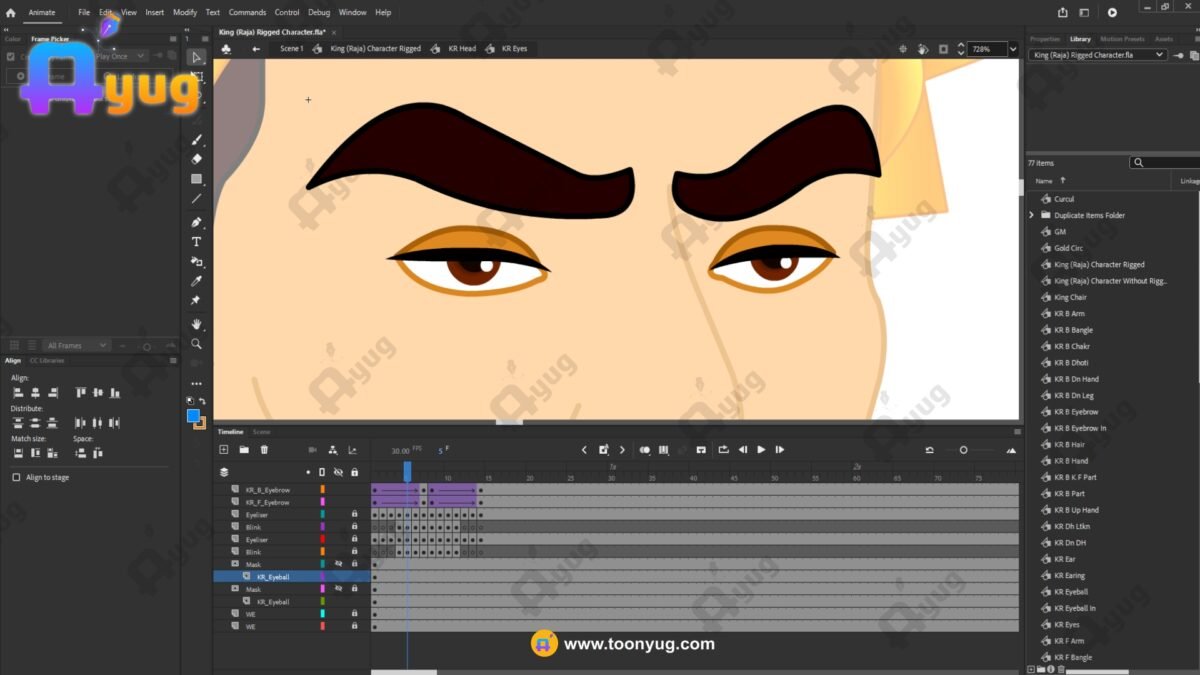 King (Raja) Rigged and Animated Character - Royal Period - Image 8