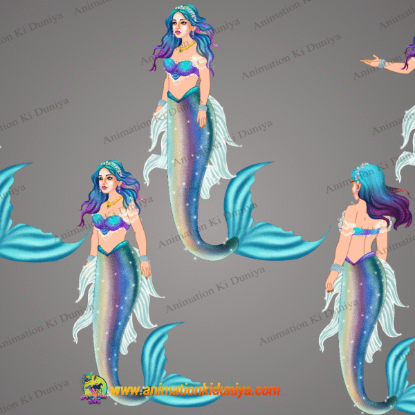 Mermaid (Jalpari ) Cartoon Character