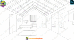 Indian Village Background - Inside Poor Room -Poor Bedroom - Cartoon Background - Image 2