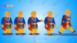 Salahkar Rigged and Animated Character - Royal Period - Image 2