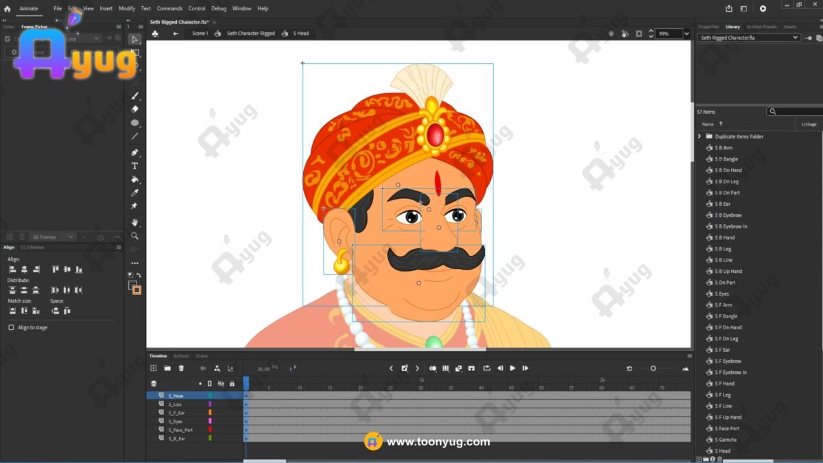 Seth Rigged and Animated Character - Royal Period - Image 7
