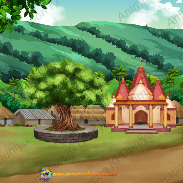 Village and Back Mountain – PSD Background