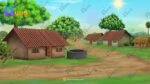 Village and Houses - PSD Background