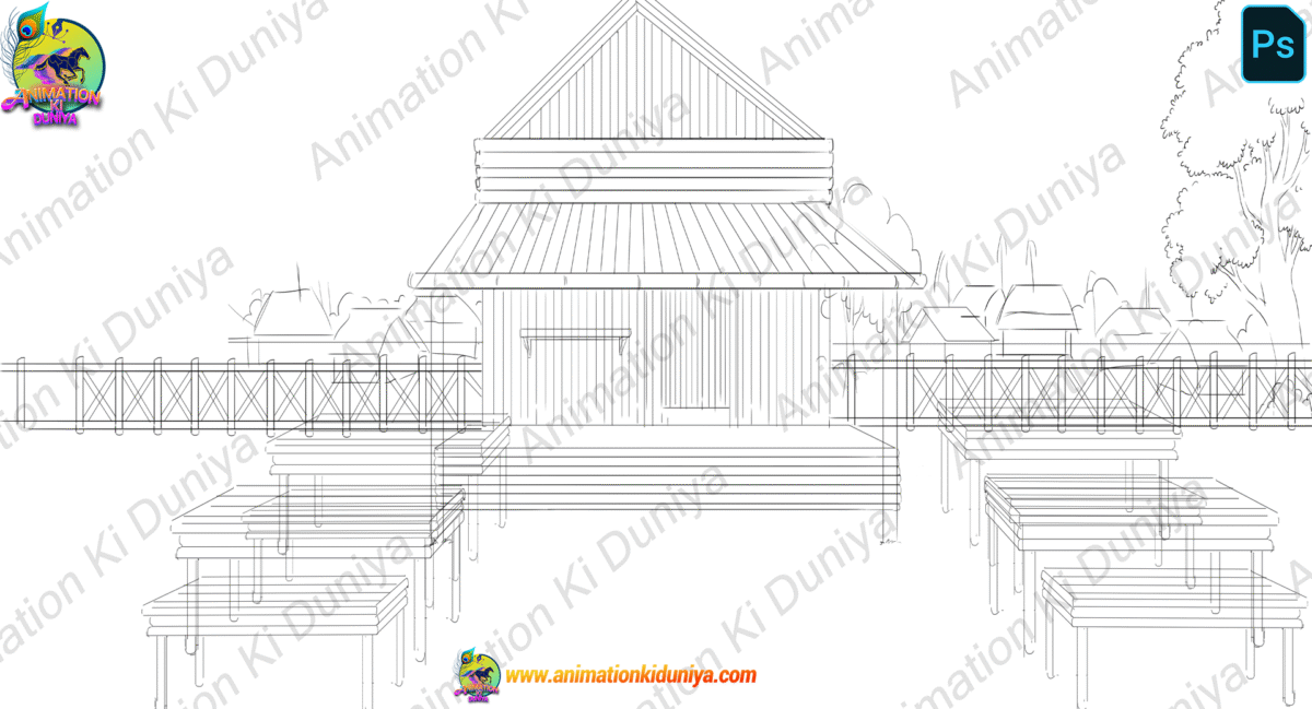 Bamboo Dhaba ( बांस ढाबा ) ( Shop) PSD High Quality Background - Image 2