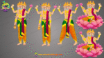 Brahma Dev Cartoon Character “PSD and Animated”