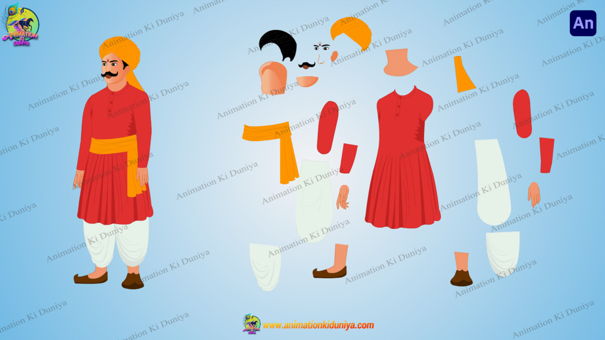 Mantri Rigged and Animated Character – Royal Period - Image 2