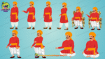 Mantri Rigged and Animated Character – Royal Period