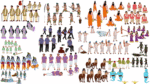 10+ King Family + 16 Village Man And Woman Pack Animated Human Character Bundle - Image 2