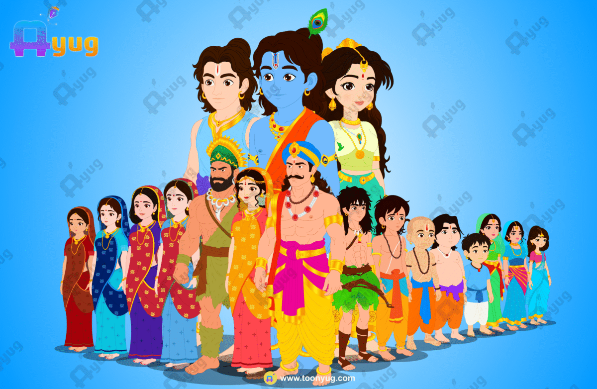 18 Krishn Series Main Rigged Characters Bundle - Krishn Series Characters - Image 1