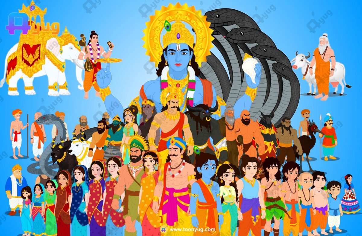 65+ Krishn Series Rigged Characters Bundle - Krishn Series Characters - Image 1