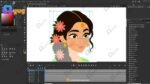 Beautiful Green Suit Girl Rigged and Animated Character - Royal Period - Image 6