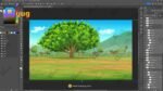 Big Tree and Back Village - PSD Background - Image 3
