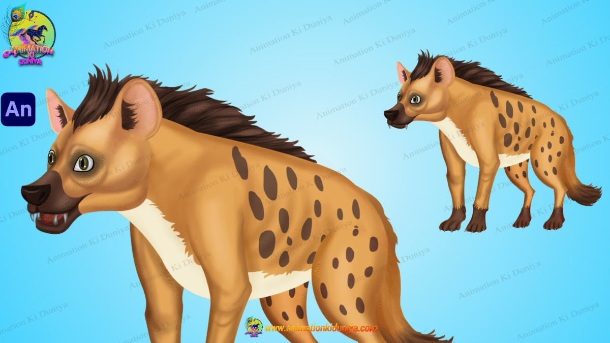 Hyna ( लकड़बग्घा lakadabaggha ) Cartoon Character - Image 3