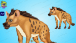 Hyna ( लकड़बग्घा lakadabaggha ) Cartoon Character - Image 3