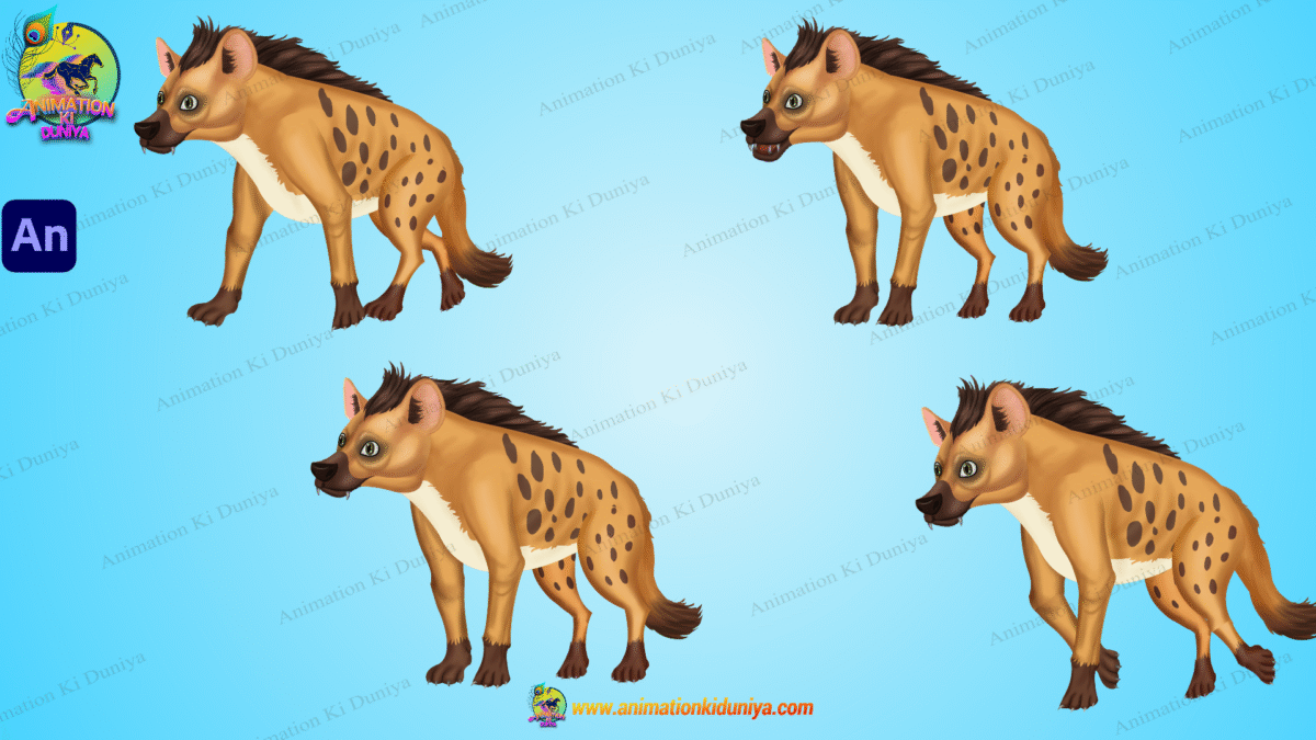 Hyna ( लकड़बग्घा lakadabaggha ) Cartoon Character - Image 1