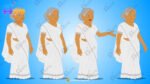 Old Woman Rigged and Animated Character - Royal Period - Image 2