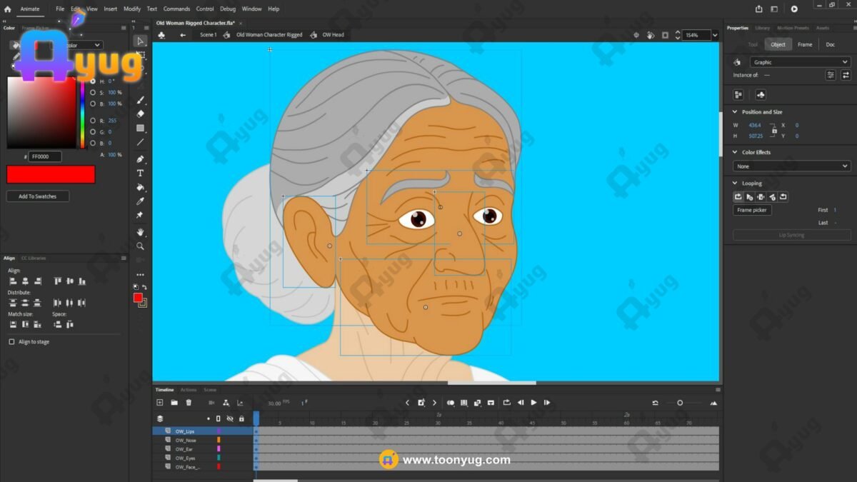 Old Woman Rigged and Animated Character - Royal Period - Image 6