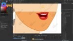 Red Saree Woman Rigged and Animated Character - Royal Period - Image 8