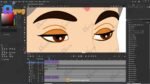 Red Saree Woman Rigged and Animated Character - Royal Period - Image 7