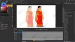 Red Saree Woman Rigged and Animated Character - Royal Period - Image 5