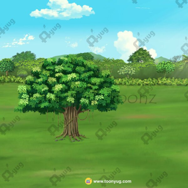 Jungle Top View Day and Night 4k PSD High Quality Background