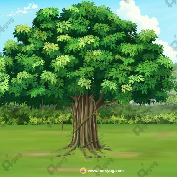 Jungle Day And Night 4k PSD High Quality Background