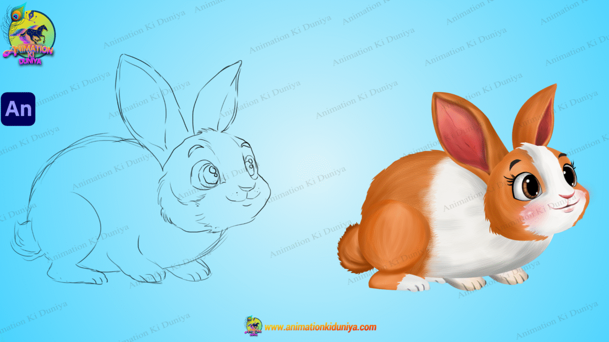 Rabbit ( खरगोश kharagosh ) Cartoon Character - Image 3