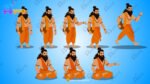 Fit Rishi Muni Rigged and Animated Character - Royal Period - Image 2