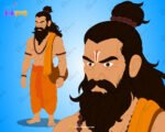 Fit Rishi Muni Rigged and Animated Character - Royal Period
