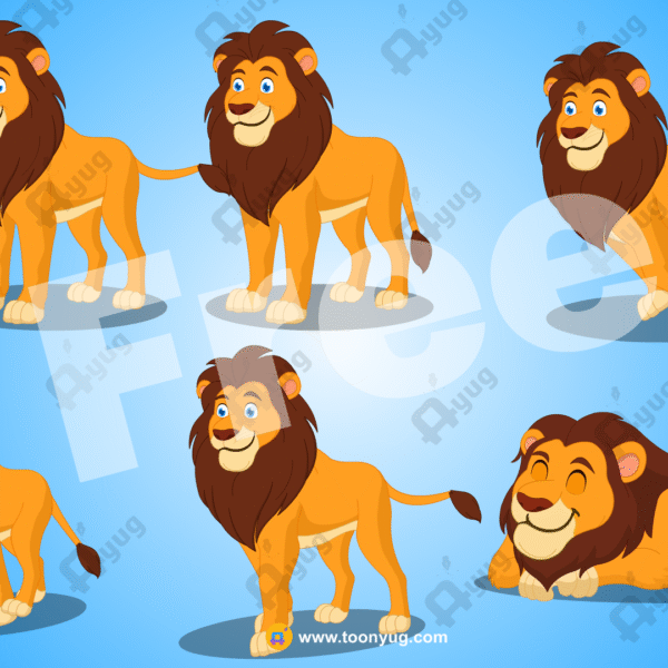 Lion Animated Character