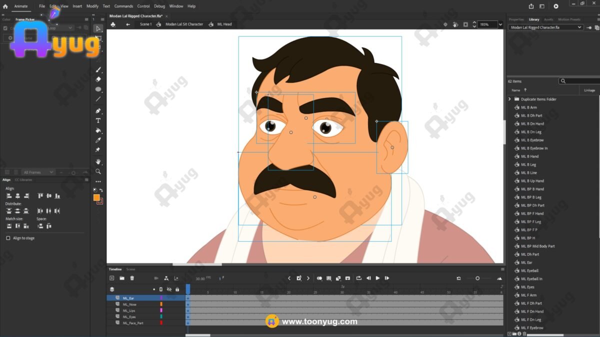 Modan Lal (Halwai Wala) Rigged and Animated Character - Royal Period - Image 6