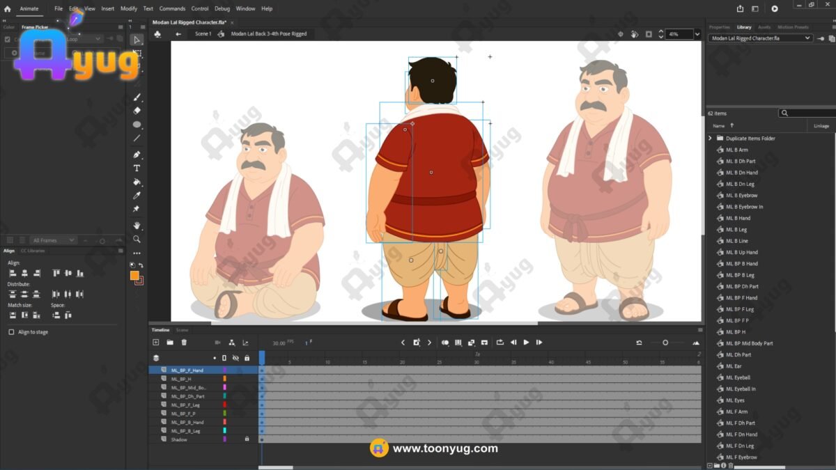 Modan Lal (Halwai Wala) Rigged and Animated Character - Royal Period - Image 7