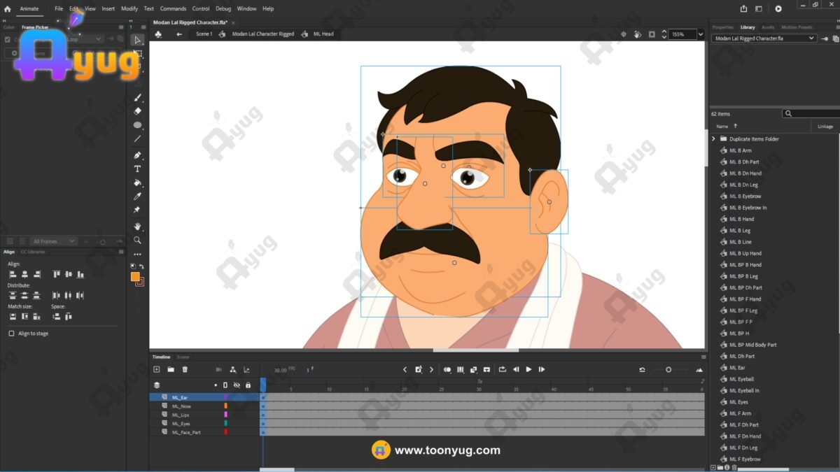 Modan Lal (Halwai Wala) Rigged and Animated Character - Royal Period - Image 9