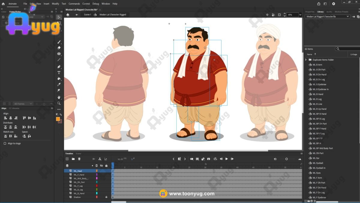Modan Lal (Halwai Wala) Rigged and Animated Character - Royal Period - Image 5