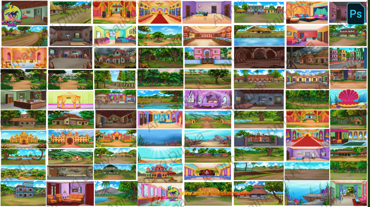 80+ PNG Indian Village Backgrounds Bundle 8k PNG High Quality Background - Image 1