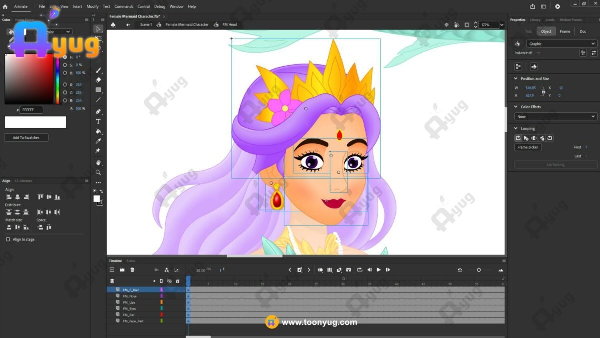 Female Mermaid Character Animated Character - Water Creature - Image 10
