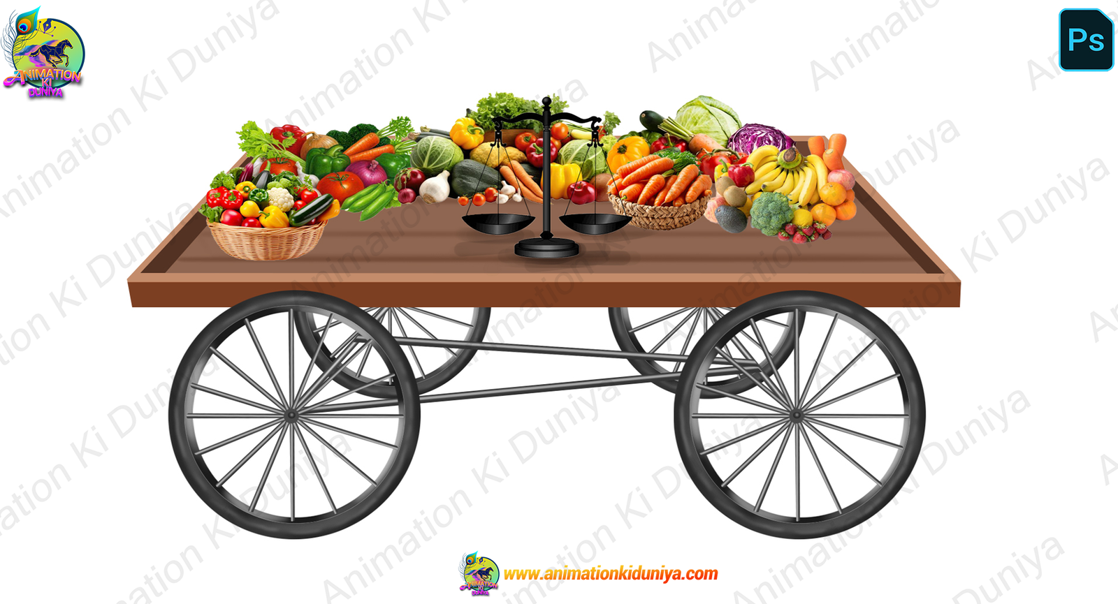 vegetable cart Vegetable Cart ( Sabji Ka Thela ) - Image 1