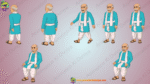 Indian Village Sarpanch(Mukhiya) Animated Human Character