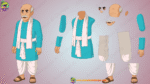 Indian Village Sarpanch(Mukhiya) Animated Human Character - Image 2