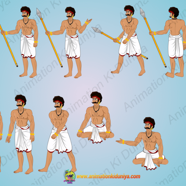 डाकू ( Daku ) Dakat Animated Human Character