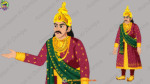 Indian New King (Raja ) Animated Human Character - Image 2
