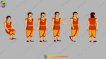 Indian New King (Rajkumar ) Animated Human Character